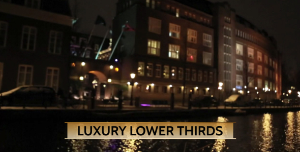 Luxury / Corporate - Lower Thirds Package - 1
